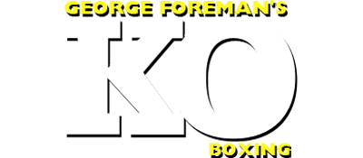 George Foreman's KO Boxing logo for Sega Mega Drive